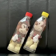 ミッキー・ミニー ぬいぐるみ 午後の紅茶ペットボトル入り