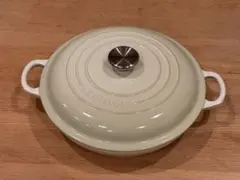 美品》ルクルーゼ わさび ビュッフェキャセロール 26cm