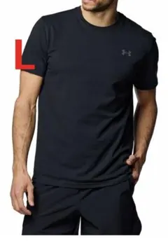 アンダーアーマー チャージド コットン 半袖 Tシャツ ブラック L
