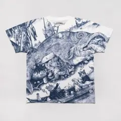 Tシャツ くろいながいいきものとおともだち ヒグチユウコ ボリス雑貨店