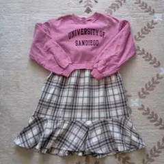 petit main　ワンピース(長袖・厚手)　130