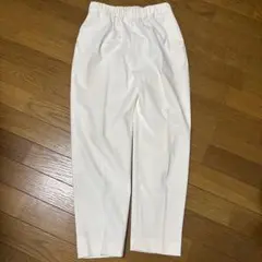 ドセデルフラメンコ ハイウエストパンツ 白 フラメンコ衣装 ストレッチ
