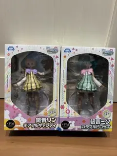 初音ミク カラフルドロップ　鏡音リン チアフルキャンディ　フィギュア