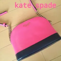 【数回使用超美品!】kate spadeピンクのショルダーバッグケイトスペード