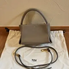 TOV トーヴ　ワンハンドル　ショルダー付き 2way バッグ