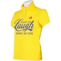 Le coq sportif GOLF ハーフジップ半袖ハイネックシャツ