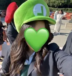 ユニバ　ルイージ 帽子 カチューシャ