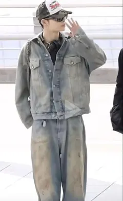 Acne studios penicillin デニムジャケット　ニキさん着用のサムネイル