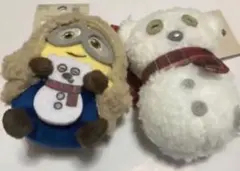 ミニオン ティム　ボブ　マスコットキーチェーン　２個セット