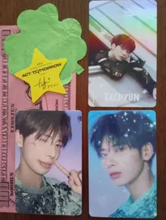 TXT テヒョン FREEFALL Weverse ユニバ 特典 トレカ