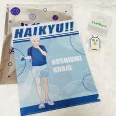 ハイキュー!!マツキヨココカラコラボ クリアファイル＆歯ブラシスタンド☆星海光来
