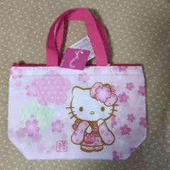 サンリオ 保冷保温 ハローキティ 桜デザイン バッグ