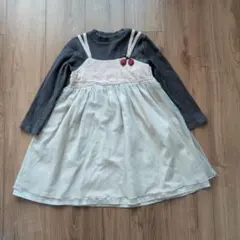 petit main チュールキャミドッキングワンピース 120cm