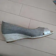 ✨美品✨23㎝ダイアナオープントゥ ウェッジソール