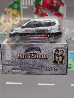 トミカ　トミカくじ6　東京オートサロン　ホンダ　フィット　Xacti　1台のサムネイル