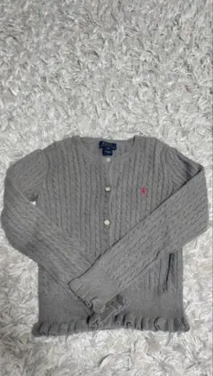 Polo Ralph Lauren グレー カーディガン 6x