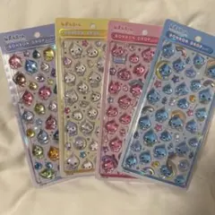ボンボンドロップシール　しずくちゃん　4点セット