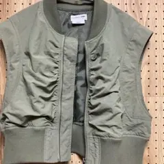 CIAOPANIC TYPY ノースリーブジャケット オリーブグリーン
