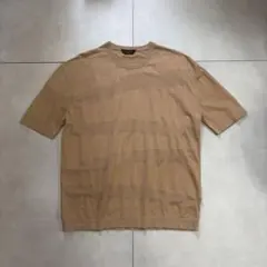 エルメネジルドゼニア　ニットTシャツ　ベージュ　54サイズ　クチュール　半袖のサムネイル