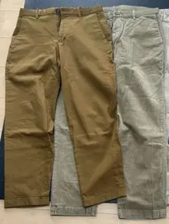 UNIQLO チノパン 2本セット Mサイズ　Lサイズ