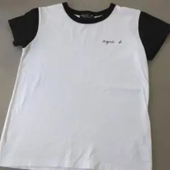 agnes b. ENFANT バイカラー Tシャツ　10ansのサムネイル