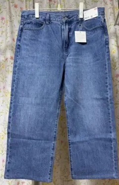 JWA刺繍ライトブルーストレートデニム