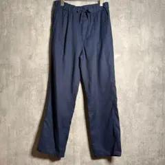 美品⭐️インヘリット イージーパンツ リネン混 Lサイズ ネイビー スラックス