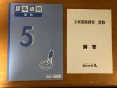 予習シリーズ　小５年　算数　夏期講習　四谷大塚
