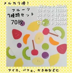 製作　キット　パフェ　アイス　くだもの　フルーツ　保育　施設　高齢者　レク　制作のサムネイル