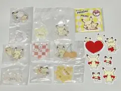 ポケモン ポケピース ピカチュウ ピチュー ミニアクリルスタンド シール セットのサムネイル
