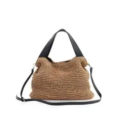 ❤新品❤【COOCO】ペーパー2WAY カゴバッグ かごバッグ A4収納