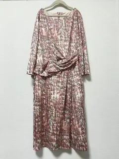 クードシャンス　ピンク系ロングワンピース 40