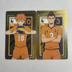 ハイキュー!! 烏野 日向翔陽 東峰旭 カード 2枚セット