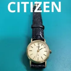 CITIZEN レディース 腕時計 　ゴールド文字盤　ヴィンテージ腕時計