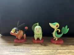 ポケモン フィギュア ポカブ チコリータ ツタージャ 3体セット
