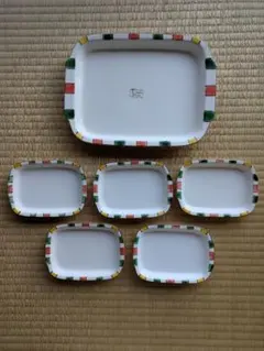 【未使用】おしゃれ　食器セット 5枚　オーテツ