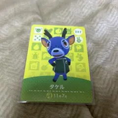 タケル あつ森 どうぶつの森 amiiboカード アミーボ