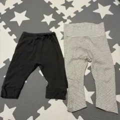 ベビーパンツ 2点セット 60-70cm 74cm H&M他