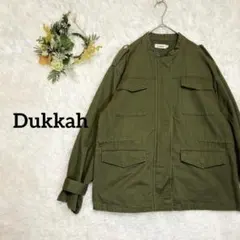 デュカ/ミリタリージャケット　ビッグシルエット　カーキ　M-65風　アウター
