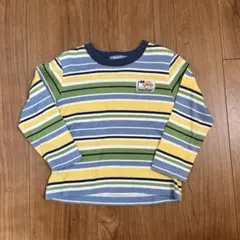 familiar ボーダー 長袖Tシャツ 100cm