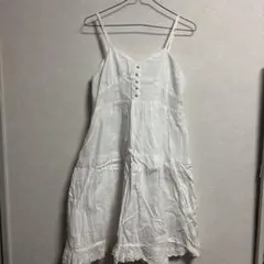 earth music&ecology フロントボタンキャミソールワンピース