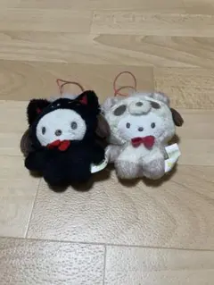 ポチャッコ　黒猫　パンダ