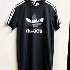 新品 タグ付き！アディダス×マリメッコ Tシャツワンピ 黒のサムネイル