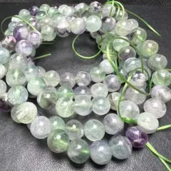 フェザーフローライト 7mm 1連分 ブレスレット2本セット