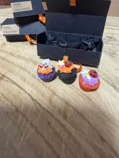 ハンドメイド ミニチュア ハロウィンカップケーキ詰め合わせＤ
