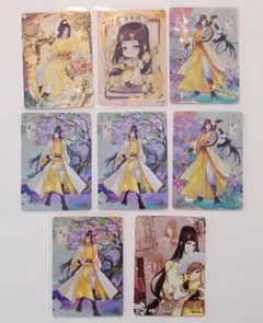 正規品 魔道祖師 トレカ 醉梦篇第五弹 Q版卡 听春卡 江澄 江厭離 金子