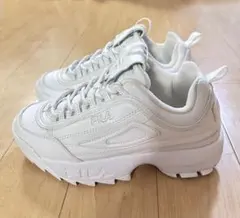 FILA フィラ 厚底 ホワイト スニーカー 24.5㎝のサムネイル