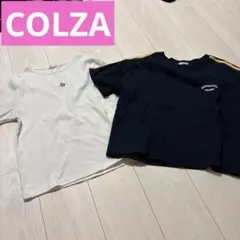 COLZA Lホワイト＆ネイビー Tシャツセット