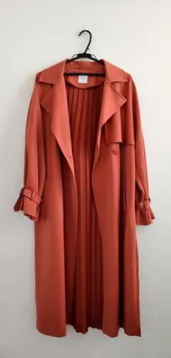 Ameri Vintage/バックプリーツ トレンチコート/テラコッタのサムネイル