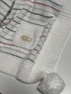 ジェラピケ　Gelatopique ストライプブランケット 75x75cm